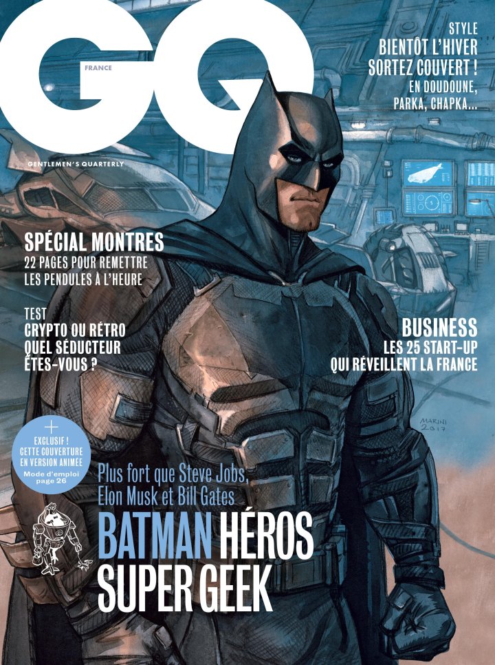 L'ombre du Dark Knight plane sur GQ