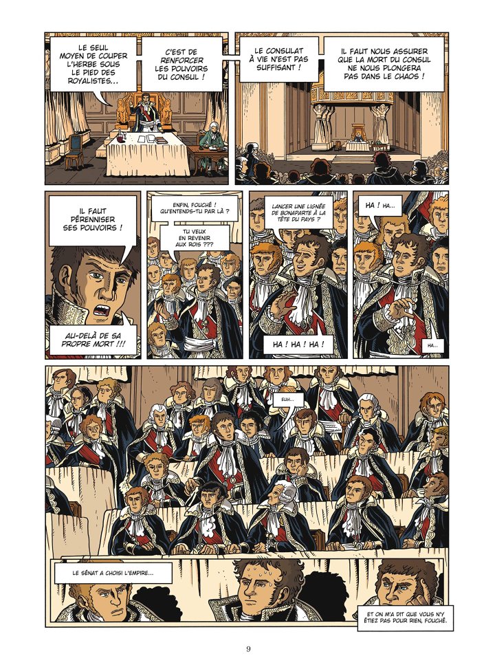 Fouché T. 3 : L'Homme d'État – Par Nicolas Juncker et Patrick Mallet – Les Arènes BD