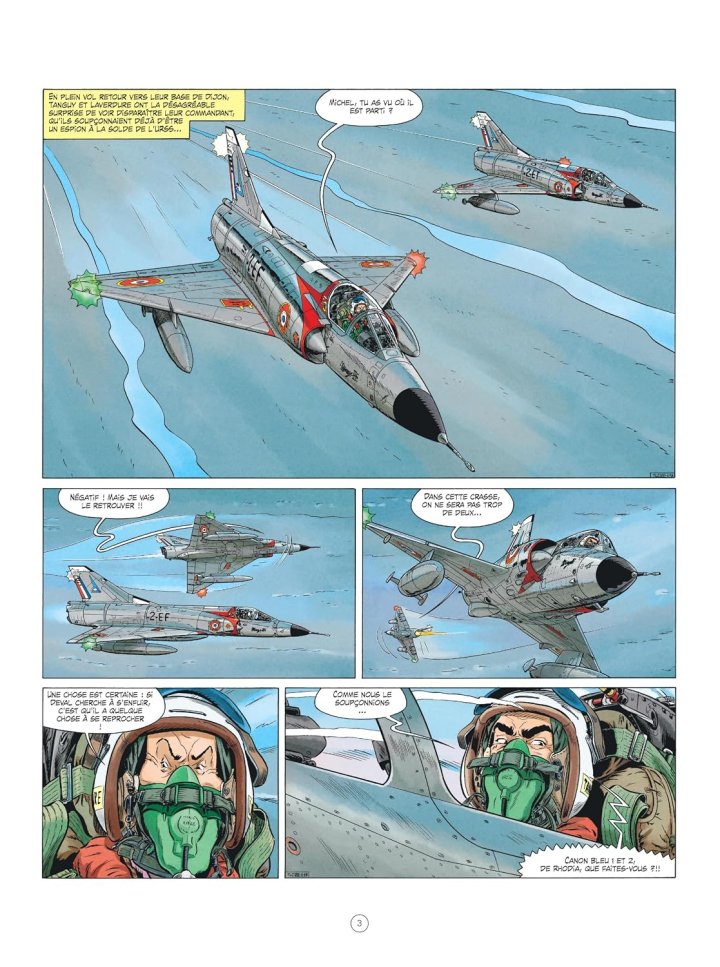 Une Aventure « Classic » de Tanguy et Laverdure T. 8, Mission de Guerre - Par Patrice Buendia & Matthieu Durand – Ed. Dargaud-Zéphyr