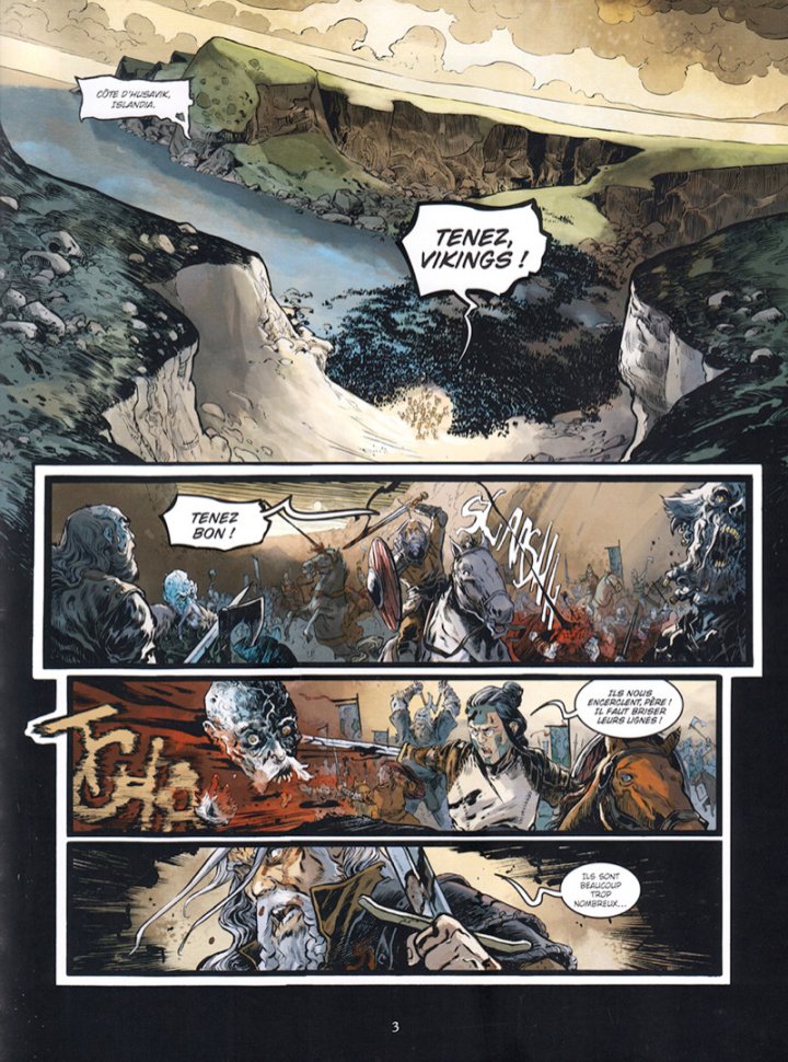 Serpent Dieu T. 3 : Les Mânes de Loki - Par Jérôme Le Gris & Benoît Dellac - Glénat