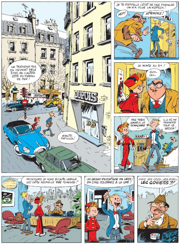 Nerveux et caustique, le "Spirou chez les Soviets" de Tarrin & Neirdhardt