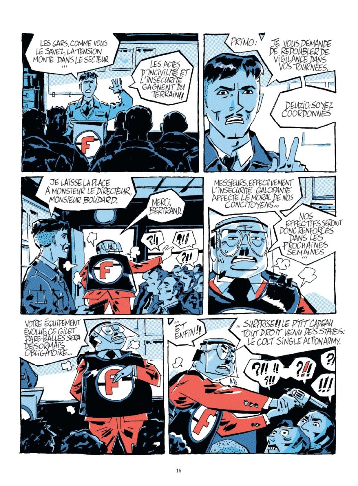 Bleu de chauffe – Par Lionel Chouin – Éd. Glénat