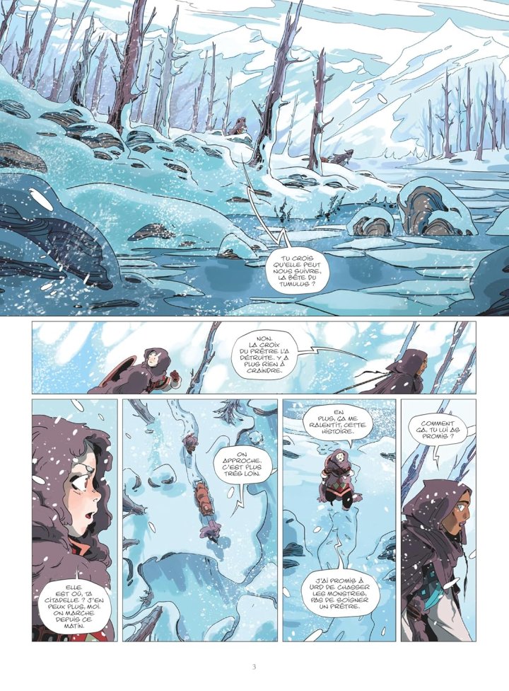 Skara, chasseuse de monstres T. 2 La citadelle de Jomsborg - Par Le Gris & Depedri - Ed. Glénat