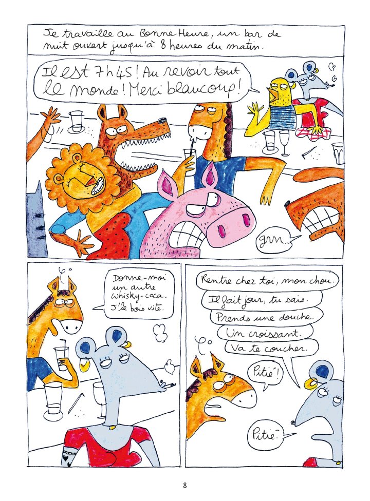 Les Noctambules, de l'autre côté du bar - Par Pauline Perrolet - Delcourt
