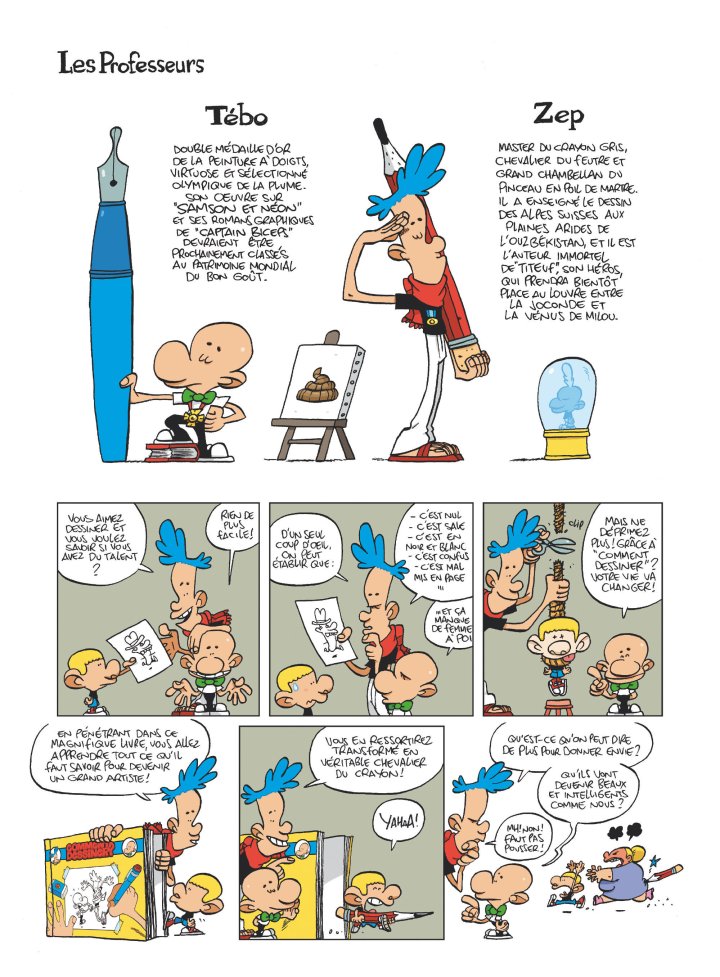 Comment dessiner ? - Par Zep & Tébo - Éd. Glénat