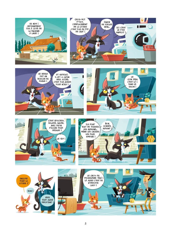 Les Chats en BD - Par Cazenove, Flora & Escapa - Ed. Bamboo