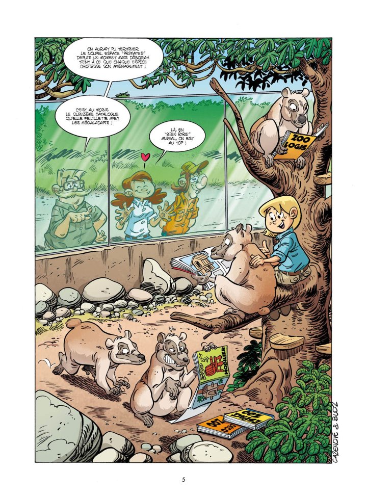 Le Zoo des animaux disparus T. 4 - Par Cazenove & Bloz - Ed. Bamboo