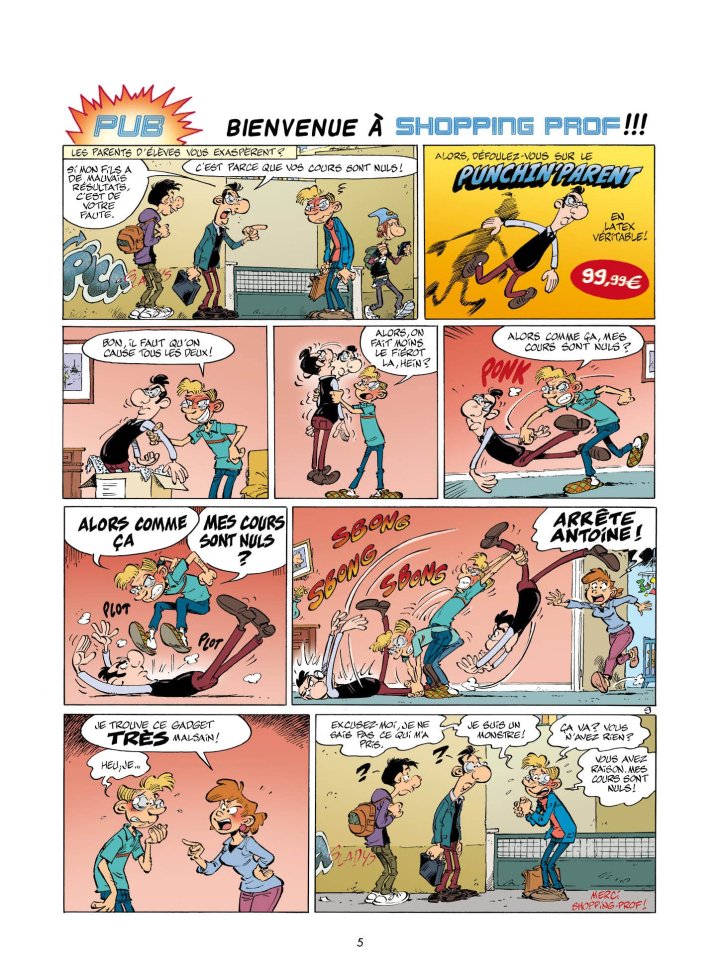 Les Profs T. 25 : Carte scolaire - Par Erroc, Sti & Léturgie - Éd. Bamboo
