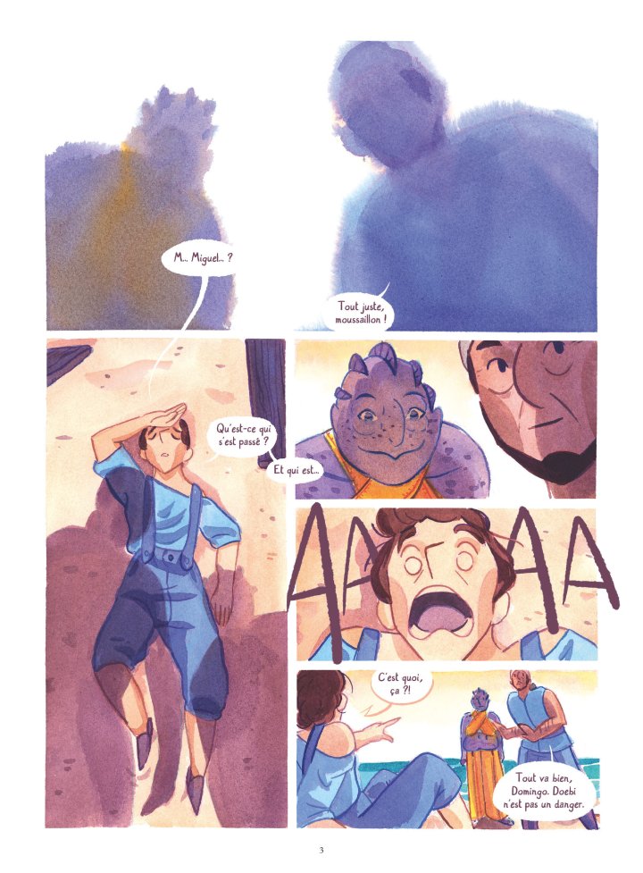 Ana et l'Entremonde T. 2 : Les Naufragés - Par Cy. & Marc Dubuisson - Ed. Glénat