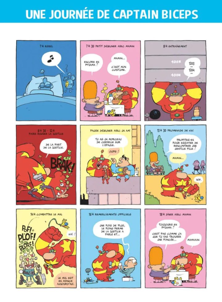 Grand retour de Captain Biceps : l'industrie du comics tremble