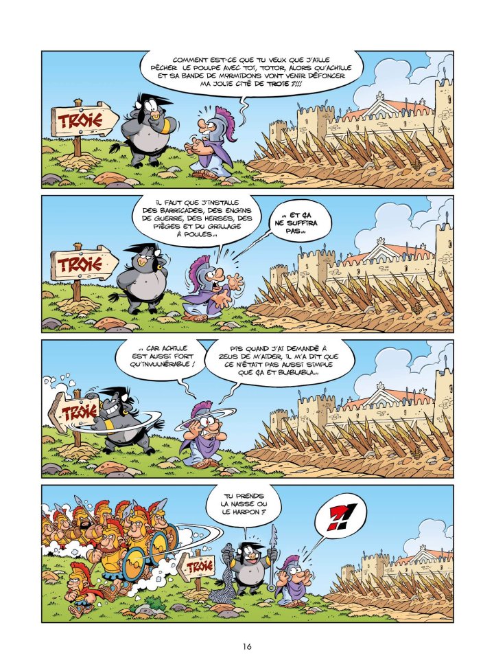 Les Petits Mythos T. 13 : À Troie, on lâche tout ! - Par Cazenove & Larbier - Éd. Bamboo