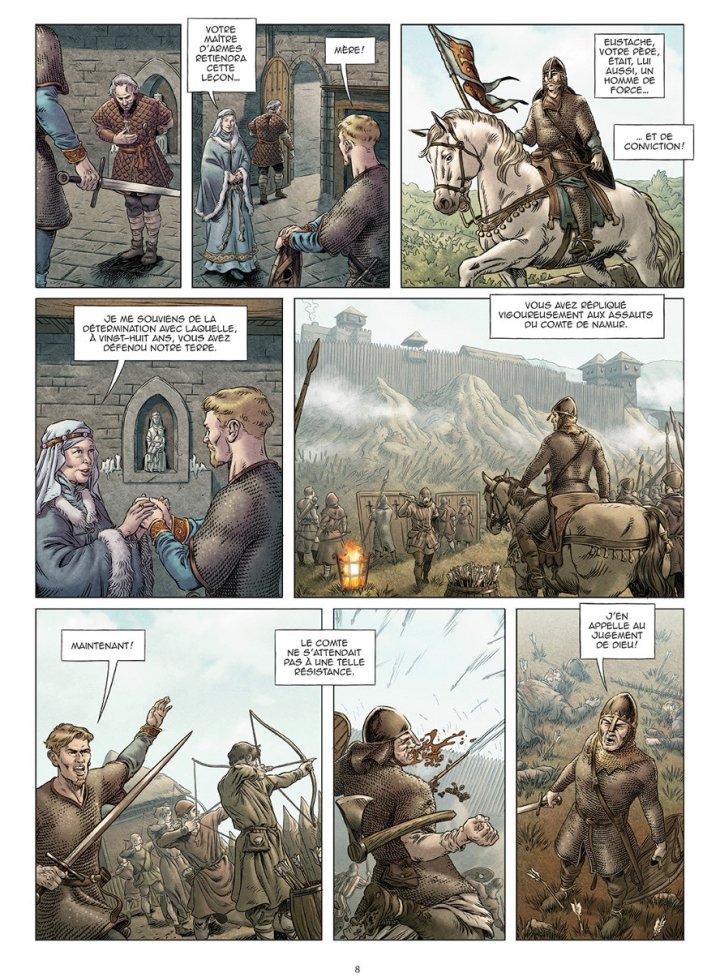 Godefroy T.1 : Le Seigneur de Bouillon - Par Rudi Miel & Théo Dubois d'Enghien - Ed. Anspach