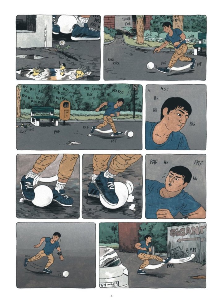 Moheeb sur le parking – Par Clara Lodewick – Les Ondes Marcinelle 
