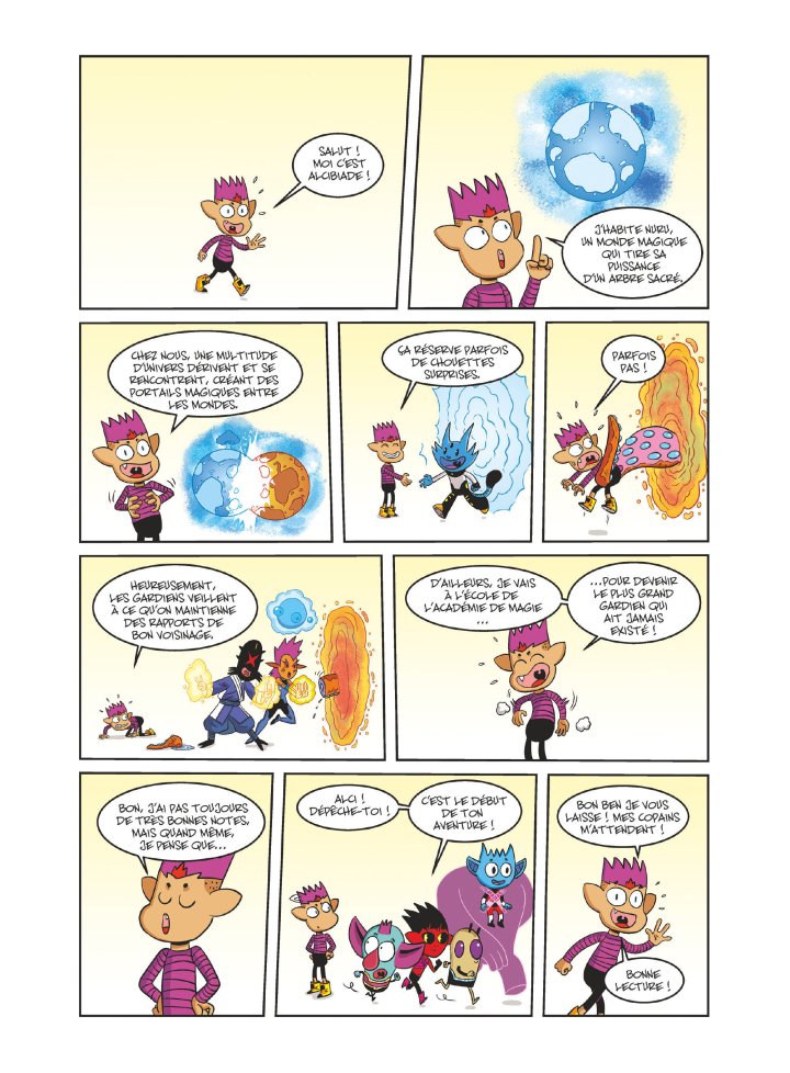 Alcibiade T. 1 : L'Académie de magie - Par Allan Barte et Marc Lataste - Glénat