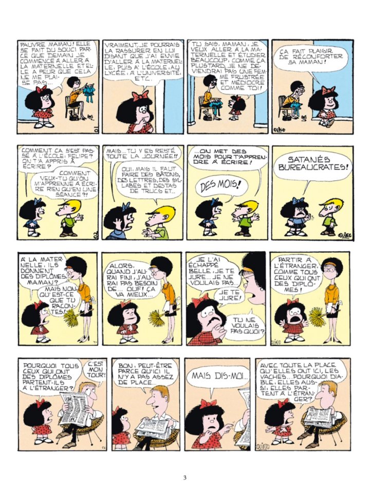 Mafalda, 50 ans en mode intégral