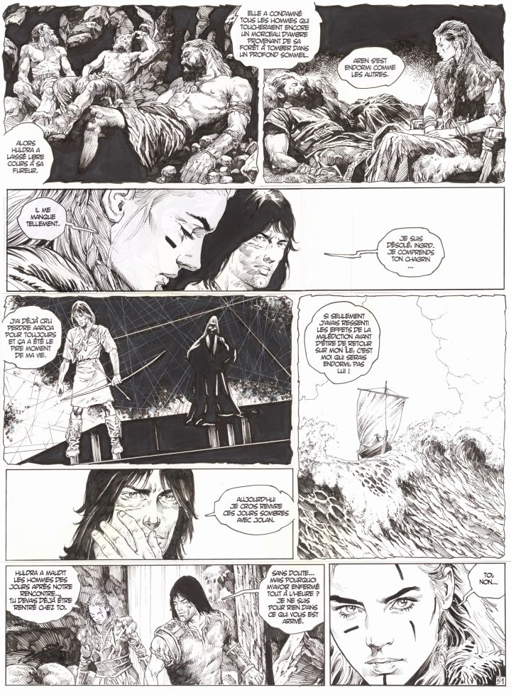 Valérie Mangin et Christophe Bec livrent leur vision de Thorgal à la Galerie Huberty [INTERVIEW]