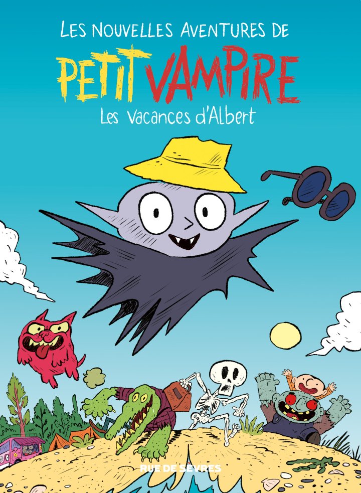 Les Nouvelles Aventures de Petit Vampire sous la bannière des éditions Rue de Sèvres