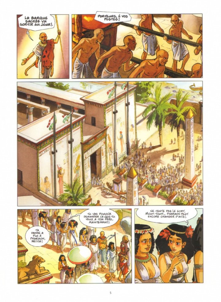 Le Roi de paille T. 1 : La Fille de Pharaon - Par Isabelle Dethan - Ed. Dargaud