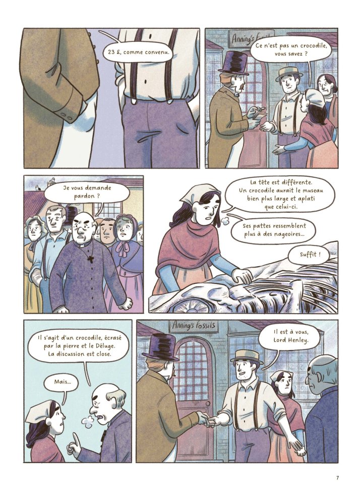 Mary Anning : sur les traces des dinosaures – Par Kapik et Julie Bouvot – Steinkis