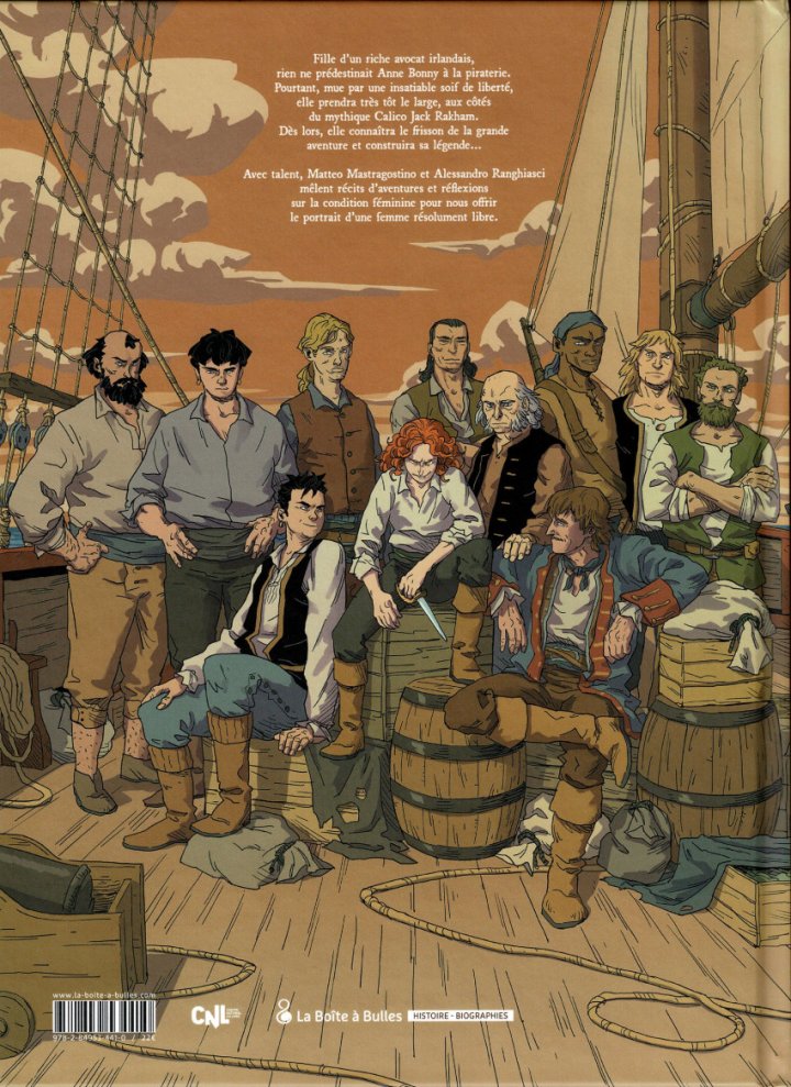 "Anne Bonny", d'Alessandro Ranghiasci et Matteo Mastragostino – Ed. La Boîte à Bulles