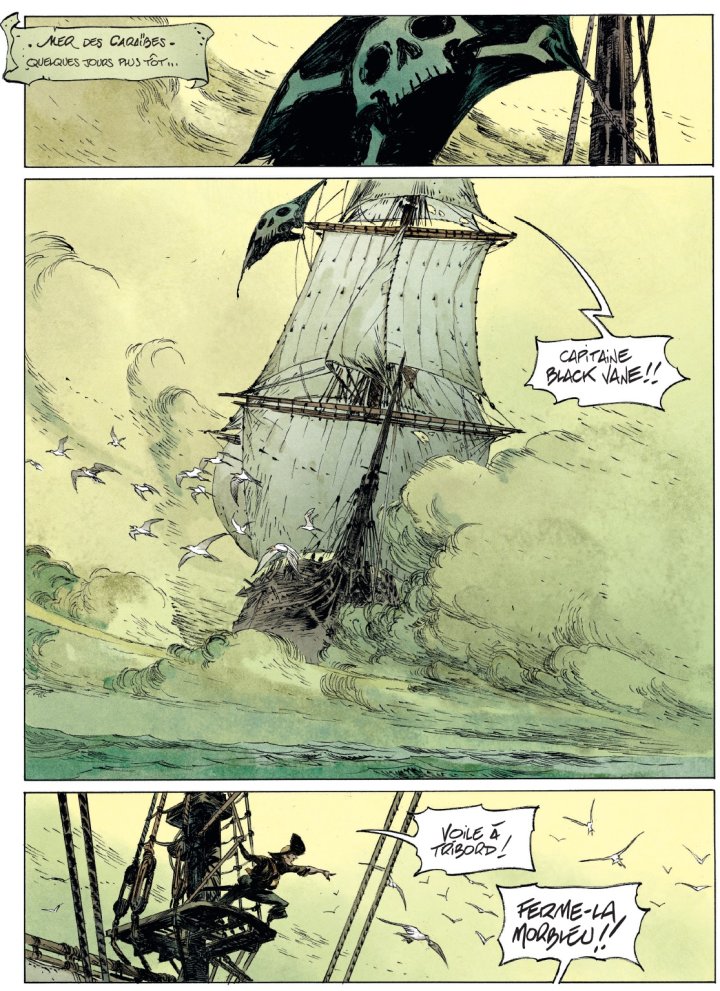 "Raven" : la nouvelle série de pirates signée Mathieu Lauffray