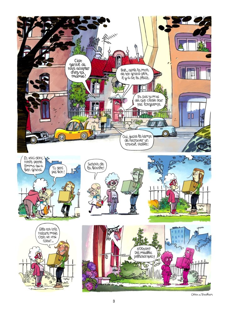 Mamma Mia ! T.1 La Famille à dames - Par Obion et Lewis Trondheim - Dupuis