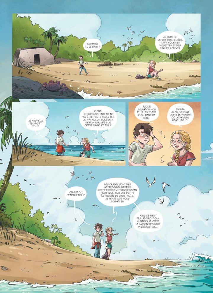 L'île de minuit T.1, Le réveil de l'automate - Par Grebil & Lylian - Ed. Dupuis