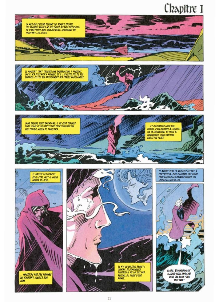 Elric : Le Navigateur sur les mers du destin - Par Roy Thomas, Michael T. Gilbert & George Freeman – Ed. Délirium