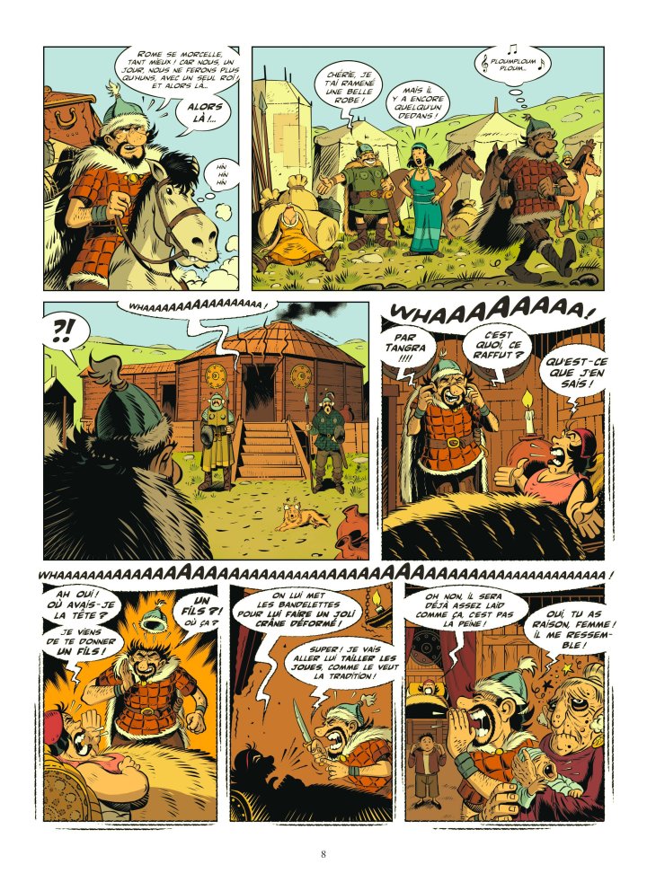 "Attila" dans La Véritable Histoire vraie : l'Histoire en souriant