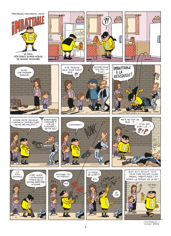 Imbattable T1 : « Justice et légumes frais » - Par Pascal Jousselin - Dupuis