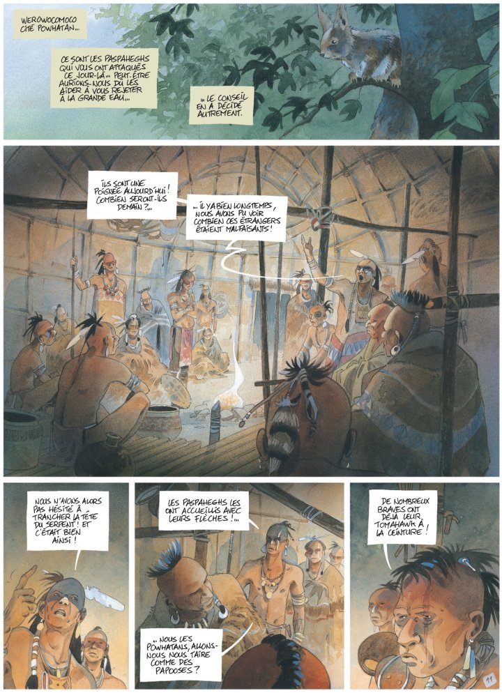 "Pocahontas", le nouveau récit amérindien de Patrick Prugne
