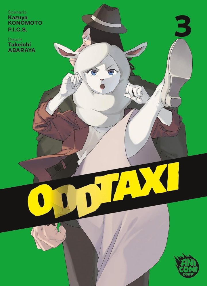 Odd Taxi T. 2 & T. 3 - Par Kazuya Konomoto & Takeichi Abaraya - Éd. Nobi nobi