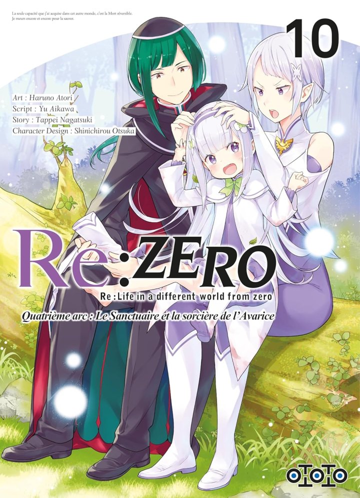 Re : Zero - Quatrième arc T.9 & T.10 - Par Yu Aikawa & Haruno Atori - Ototo