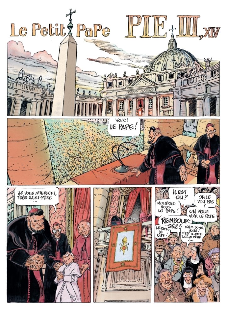 Le Petit Pape Pie 3,14 – Par Boucq – Éditions Fluide Glacial