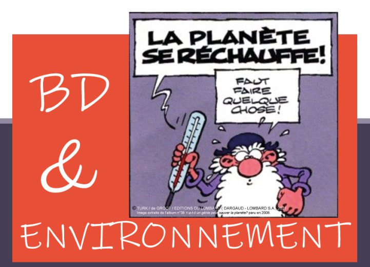 Journée d'étude BD et environnement à l'Université de Pau