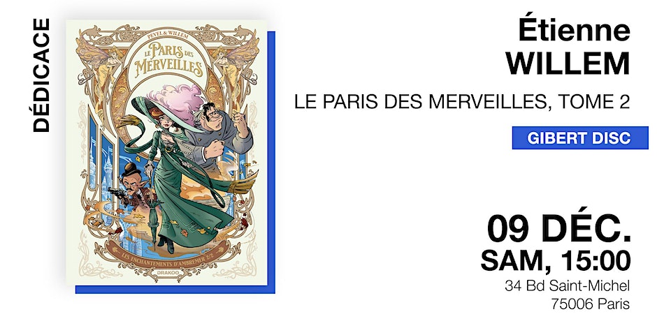 Étienne Willem chez Gibert Saint-Michel (Paris)